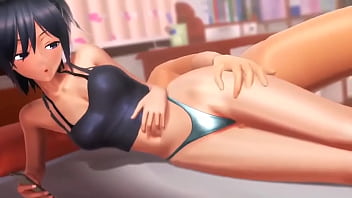 A compilation of Mitsuki's sensual moments in hentai and MMD