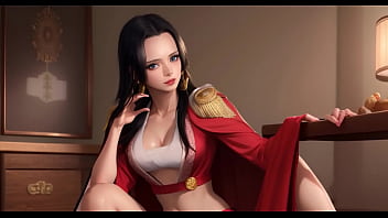 Hentai video of AI-generated Boa Hancock from One Piece