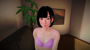 My girlfriend's sexual desires explored on the sofa in 3D Hentai