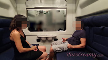 Public masturbation in the train: A risky adventure with a teacher and a stranger